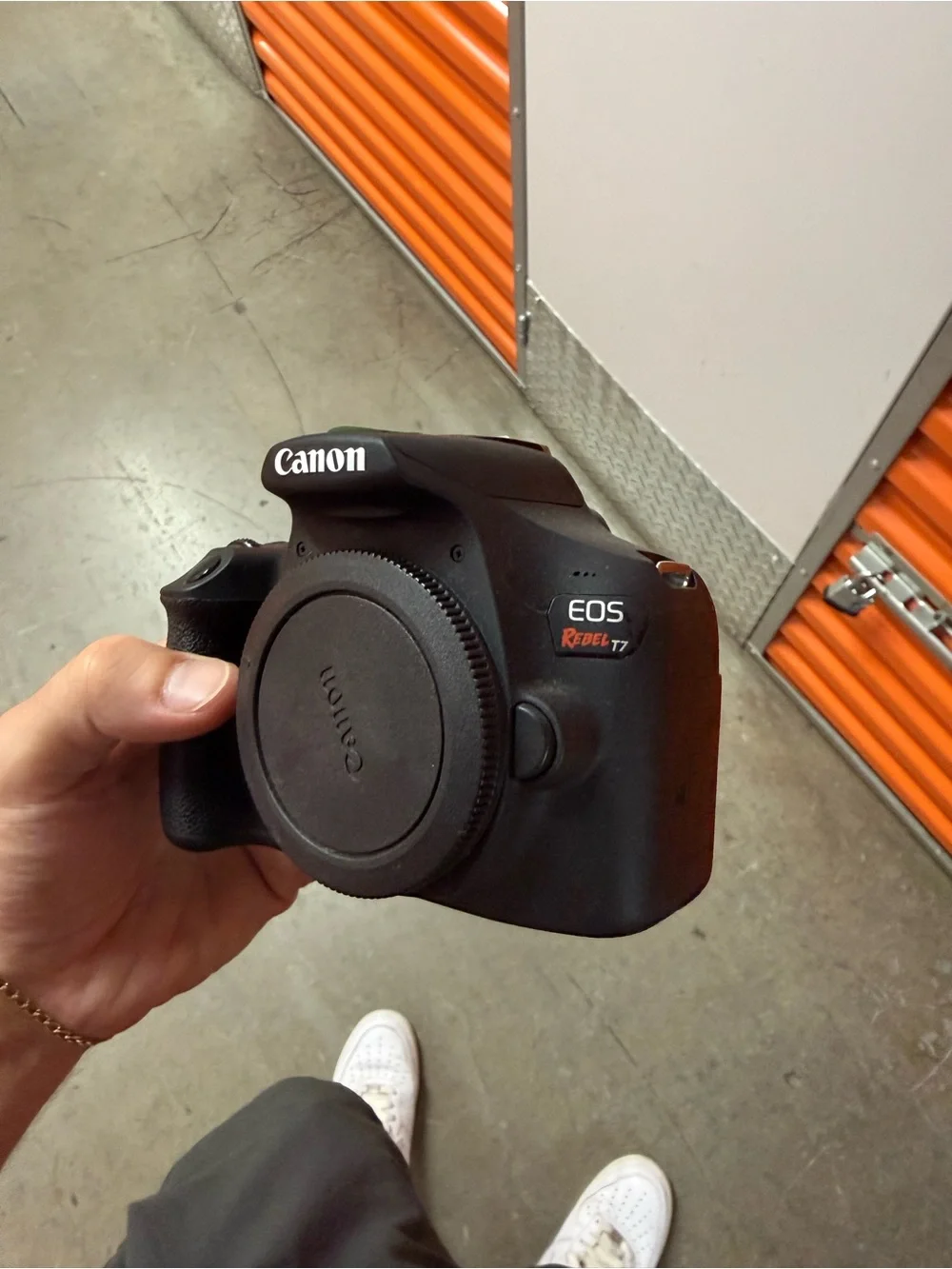 Canon EOS Rebel T6 DSLR Camera Body - Black and Silver Mount